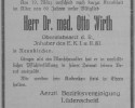 NZ23Mrz1940TodesanzeigenDrOttoWirth1