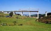 Bau einer Talbrücke für die "Sauerlandlinie" (1971). Foto: LWL/Hild