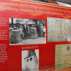 1917 wurden die Glocken in Ferndorf abgeholt. Das Material wurde für den Kriegseinsatz benötigt. (Foto: Uni)