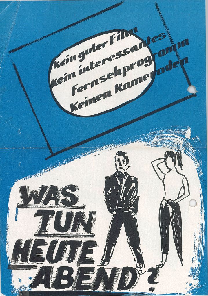Werbeblatt (Rückseite) aus: 3.14. (Nachlass Erhard Krämer), A 8