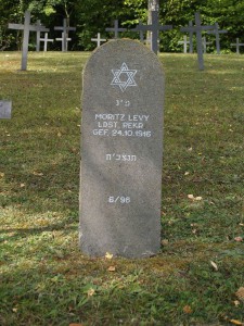 Grab des Moritz Levy aus Weidenau bei Verdun (Vorlage: Klaus Dietermann)