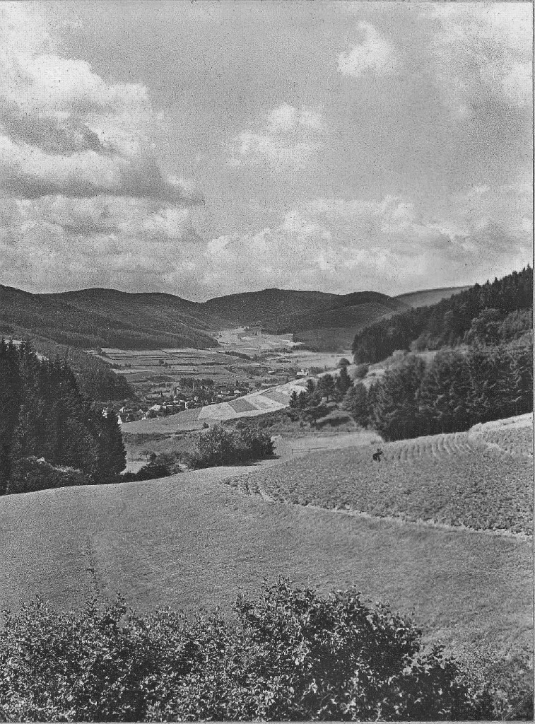 Wittgensteiner Land bei Laasphe. Heschenk des Landesfremdenverkehrsverbandes Westfalen, Dortmund, 1917 ?, Quelle: Slg. Karl-Ernst Schütze, Detmold