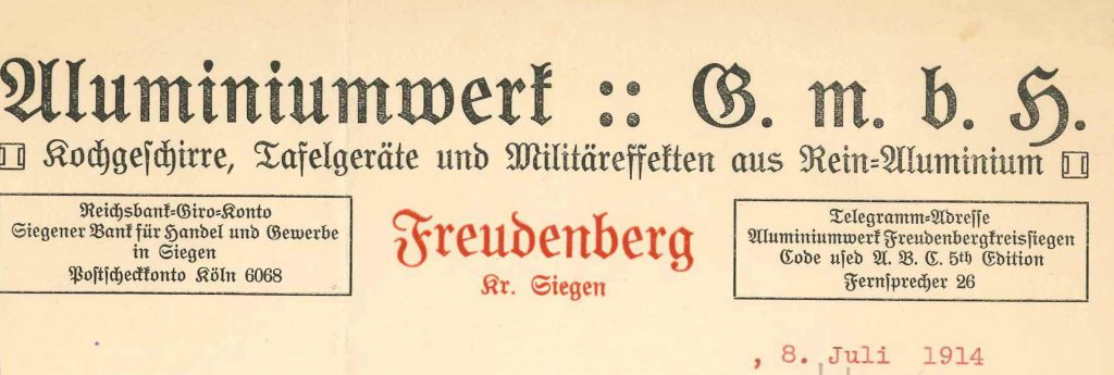 AluminiumwerkFreudenberg1914