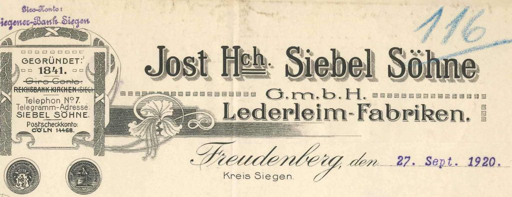 SiebelFreudenberg 1920